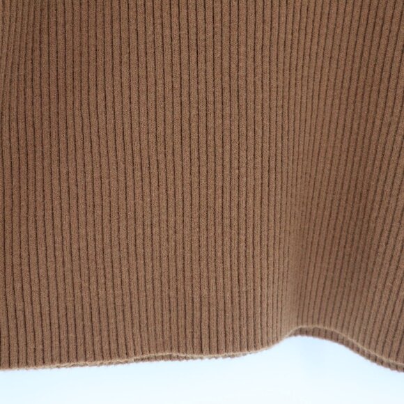 Molly Bracken Melissa Sweater Womens XL Brown Minimalist Preppy Work Modest NWT - Picture 11 of 12
